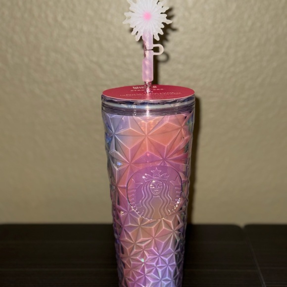 Starbucks Glinda Geometric Tumbler with Straw